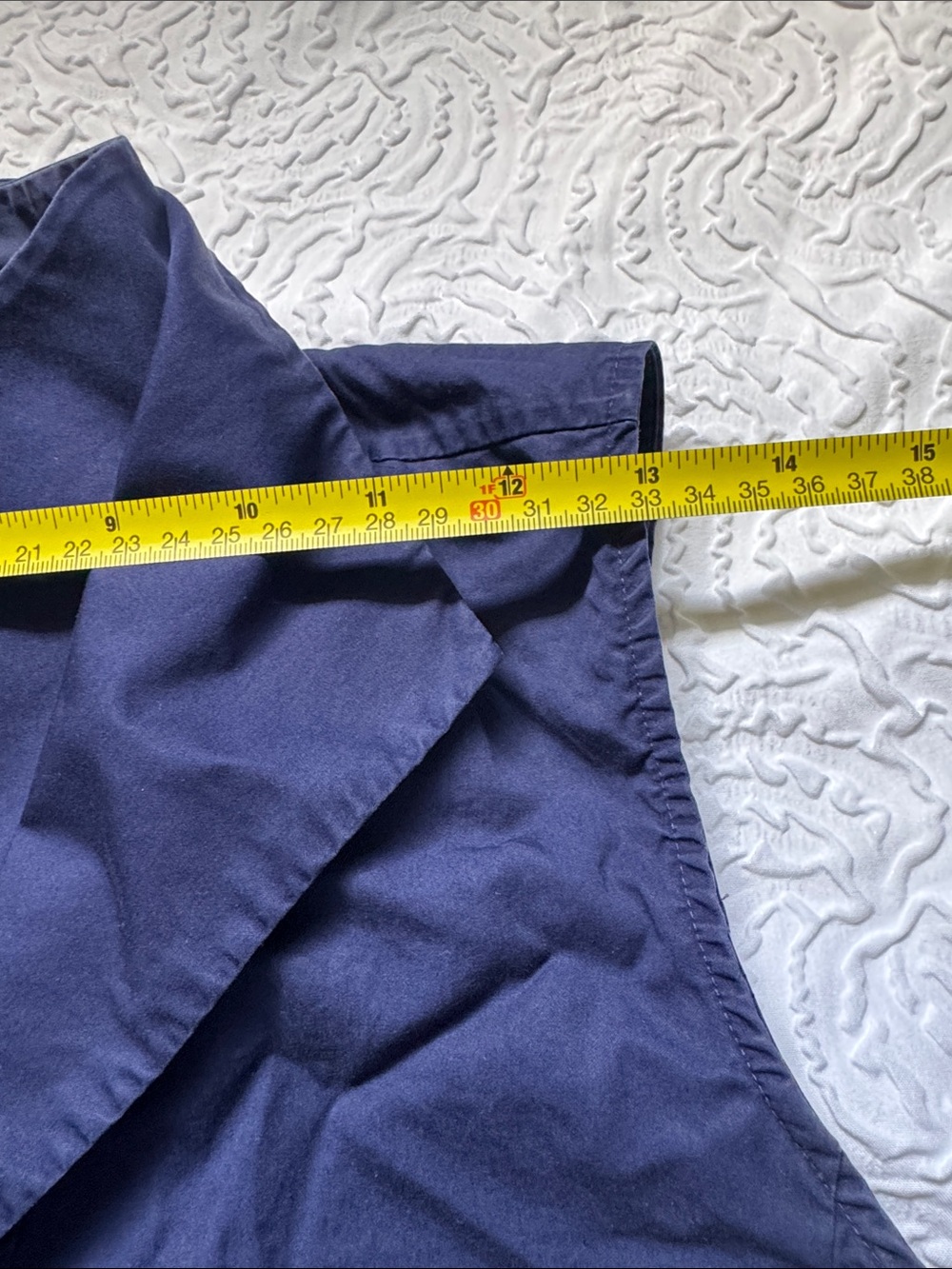 Talbots Navy Sleeveless Button-Front Shirt - Picture 4 of 9